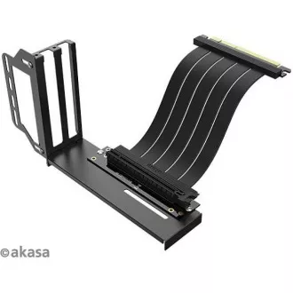AKASA RISER BLACK PRO, Suport vertical GPU + cablu Premium PCIe 3.0 Riser AKASA RISER BLACK PRO, Suport vertical GPU + cablu Premium PCIe 3.0 Riser