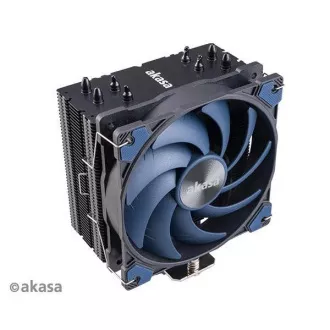 Cooler CPU AKASA Alucia H4, Heatpipes, aripioare negre