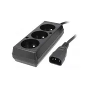 Prelungitor 3x230V pentru UPS (IEC320-C14), 30cm