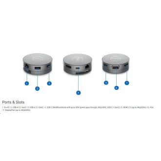 Adaptor mobil DELL DA310 USB-C Adaptor mobil DELL DA310 USB-C