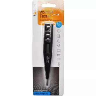 Tester de lumină, LCD, tensiune C: 12 - 230V
