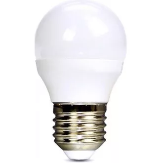 Bec cu LED Solight, miniglob, 6W, E27, 6000K, 510lm