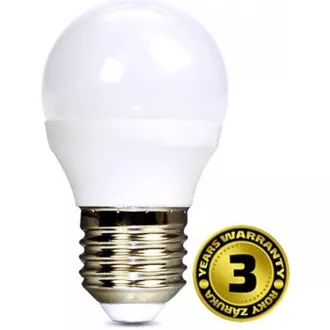 Bec cu LED Solight, miniglob, 6W, E27, 6000K, 510lm