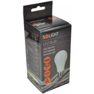 Bec cu LED Solight, formă clasică, 12W, E27, 4000K, 270°, 1020lm