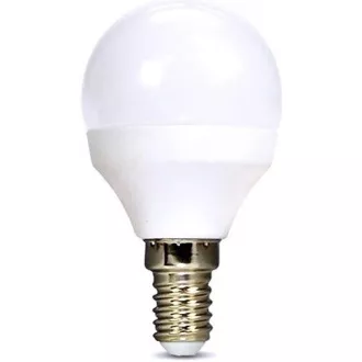 Bec cu LED Solight, miniglob, 6W, E14, 4000K, 510lm, alb