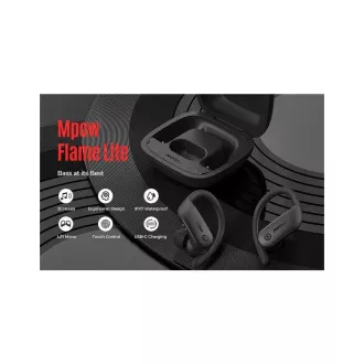 MPOW Flame Lite - căști bluetooth sport, negru