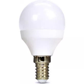 Bec cu LED Solight, miniglob, 6W, E14, 3000K, 510lm, alb