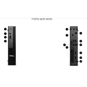 DELL PC Pro Micro QCM1250//TPM/i5-14500T/8GB/512GB SSD/90W Type-C/WLAN/Kb/Mouse/W11 Pro/3Y PS NBD