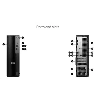 DELL PC Pro Slim QCS1250/180W/TPM/i7-14700/8GB/512GB SSD/Integrat/Kb/Mouse/W11 Pro/3Y PS NBD