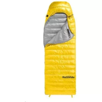 Sac de dormit Naturehike în jos CW400 750FP 930g dimensiune. L - galben Sac de dormit Naturehike în jos CW400 750FP 930g dimensiune. L - galben
