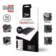 Sticlă hibridă 3mk FlexibleGlass Max pentru Apple iPhone X, negru