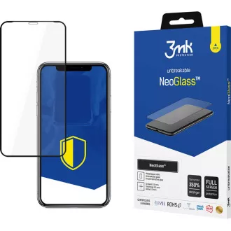 Sticlă hibridă 3mk NeoGlass pentru Apple iPhone 11 Pro Max, negru Sticlă hibridă 3mk NeoGlass pentru Apple iPhone 11 Pro Max, negru