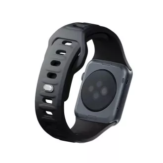 Curea de ceas 3mk pentru Apple 38/40/41 mm, neagră