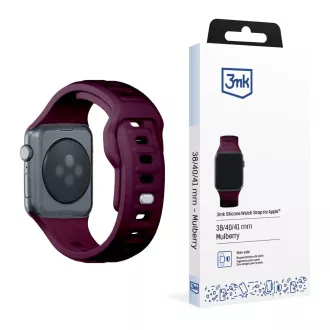 Curea de ceas 3mk pentru Apple 38/40/41 mm Mulberry