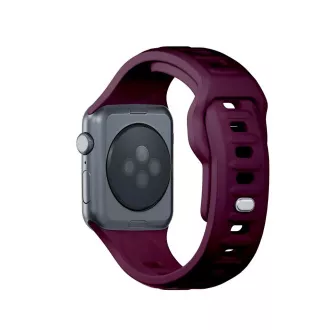 Curea de ceas 3mk pentru Apple 38/40/41 mm Mulberry