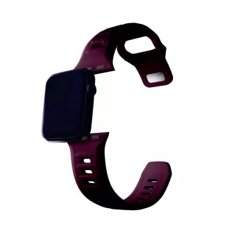 Curea de ceas 3mk pentru Apple 38/40/41 mm Mulberry
