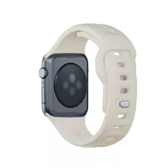 Curea de ceas 3mk pentru Apple 38/40/41 mm, culoare nud