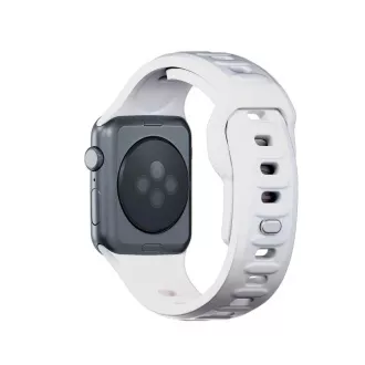 Curea de ceas 3mk pentru Apple 38/40/41 mm, albă