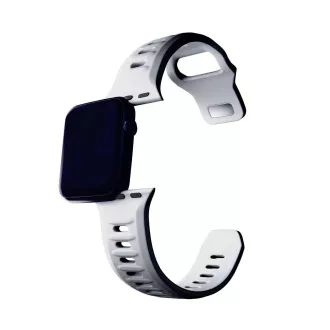 Curea de ceas 3mk pentru Apple 38/40/41 mm, albă