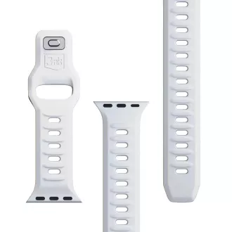 Curea de ceas 3mk pentru Apple 38/40/41 mm, albă
