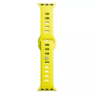 Curea de ceas 3mk pentru Apple 38/40/41 mm, galbenă