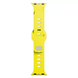 Curea de ceas 3mk pentru Apple 38/40/41 mm, galbenă
