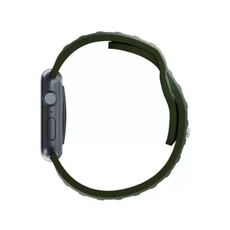 Curea de ceas 3mk pentru Apple 42/44/45/49 mm, verde închis