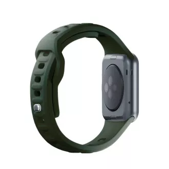 Curea de ceas 3mk pentru Apple 42/44/45/49 mm, verde închis