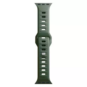 Curea de ceas 3mk pentru Apple 42/44/45/49 mm, verde închis