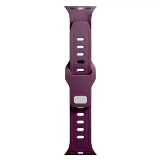 Curea de ceas 3mk pentru Apple 42/44/45/49 mm Mulberry