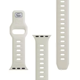 Curea de ceas 3mk pentru Apple 42/44/45/49 mm, culoare nud