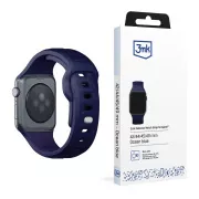 Curea de ceas 3mk pentru Apple 42/44/45/49 mm, albastru ocean