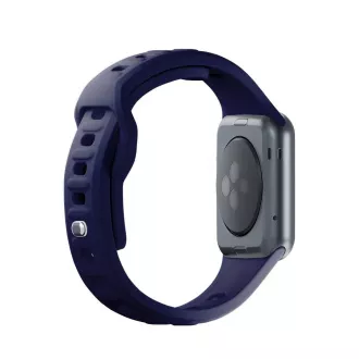 Curea de ceas 3mk pentru Apple 42/44/45/49 mm, albastru ocean