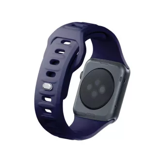 Curea de ceas 3mk pentru Apple 42/44/45/49 mm, albastru ocean