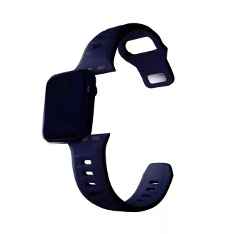 Curea de ceas 3mk pentru Apple 42/44/45/49 mm, albastru ocean