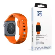 Curea de ceas 3mk pentru Apple 42/44/45/49 mm portocalie