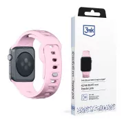 Curea de ceas 3mk pentru Apple 42/44/45/49 mm, roz pudrat
