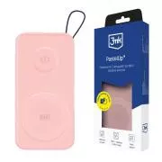 3mk PastelUp Powerbank 10.000 mAh 22,5 W USB 1A1C - roz