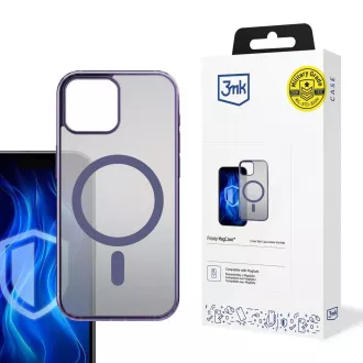 Husă de protecție 3mk Frosty MagCase violetă pentru Apple iPhone 13