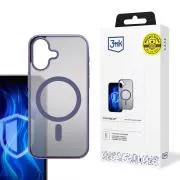 Husă de protecție 3mk Frosty MagCase violetă pentru Apple iPhone 16