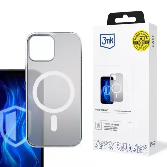 Husă de protecție 3mk Frosty MagCase albă pentru Apple iPhone 14 Plus