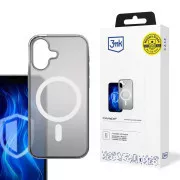 Husă de protecție 3mk Frosty MagCase albă pentru Apple iPhone 16