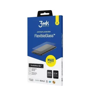 Sticlă hibridă 3mk FlexibleGlass Max pentru Samsung Galaxy A35 5G, Neagră