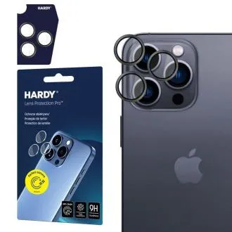 3mk Hardy Lens Protection Pro pentru iPhone 16 Pro /16 Pro Max Titanium Grey