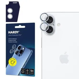 3mk Hardy Lens Protection Pro pentru iPhone 16/16 Plus Silver 3mk Hardy Lens Protection Pro pentru iPhone 16/16 Plus Silver