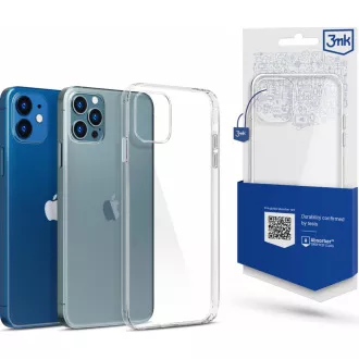 Husă de protecție 3mk Husă transparentă pentru Apple iPhone 12/12 Pro, transparentă