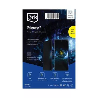 3mk All-Safe Privacy - Folie multifuncțională pentru telefon, montare uscată și umedă v2.0, 25 buc. 3mk All-Safe Privacy - Folie multifuncțională pentru telefon, montare uscată și umedă v2.0, 25 buc.