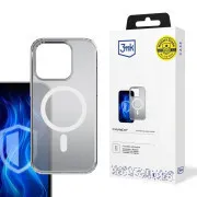 Husă de protecție 3mk Frosty MagCase albă pentru Apple iPhone 17 Pro