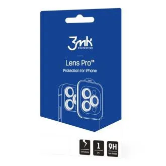 Husa de protecție pentru lentile 3mk Pro pentru Apple iPhone 17 Pro /17 Pro Max, gri titan