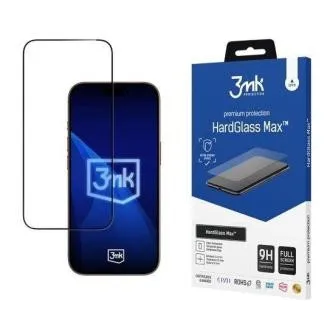 Husa de protecție din sticlă securizată 3mk HardGlass Max Neagră pentru Apple iPhone 17 Pro Max Husa de protecție din sticlă securizată 3mk HardGlass Max Neagră pentru Apple iPhone 17 Pro Max